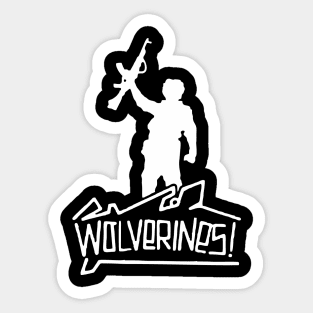 Red Dawn Wolverines Sticker